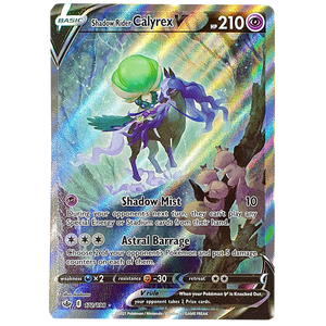 POKÉMON TCG - Shadow Rider Calyrex Alternate Art V Ultra Rare - 172/198