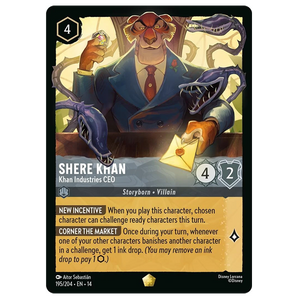 Disney Lorcana TCG - Shere Khan Khan Inustries CEO - 195/204