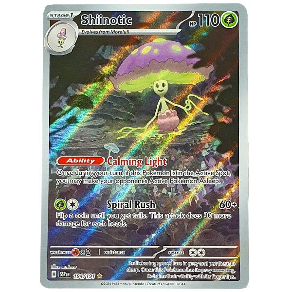 POKÉMON TCG - Shiinotic Illustration Rare - 194/191