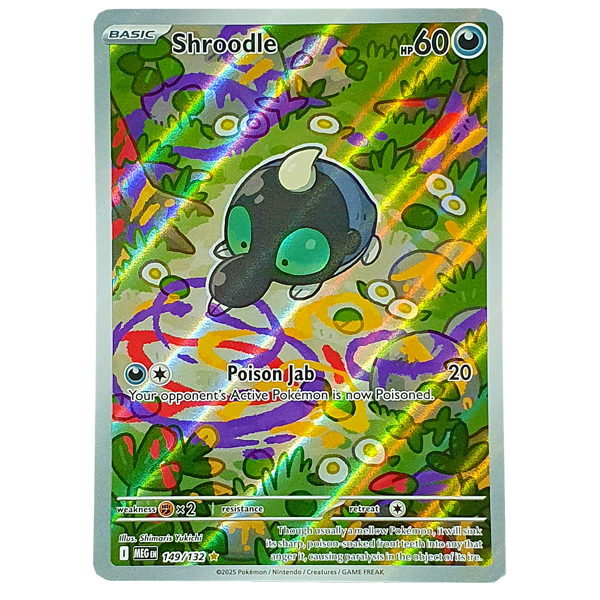 POKÉMON TCG - Shroodle Illustration Rare - 149/132