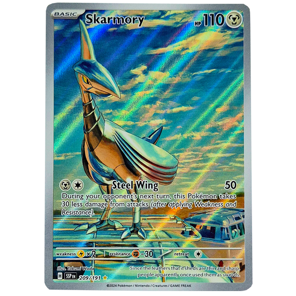 POKÉMON TCG - Skarmory Illustration Rare - 209/191