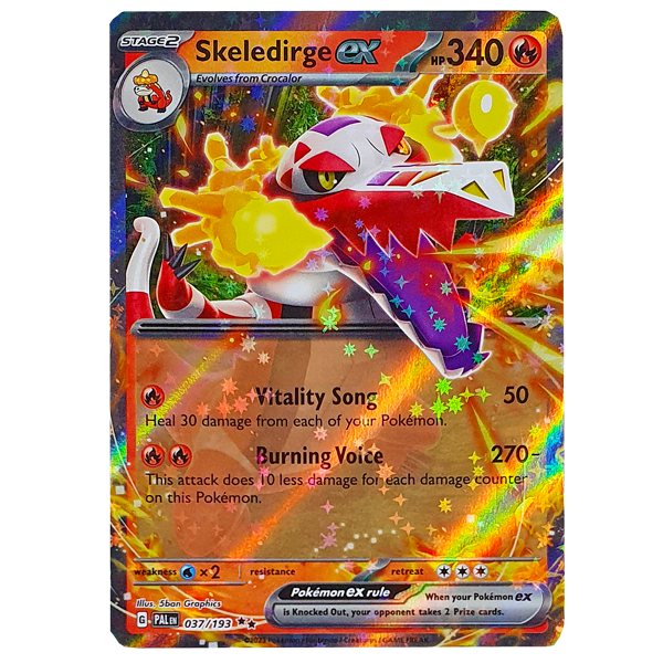 POKÉMON TCG - Skeledirge EX Ultra Rare - 037/193