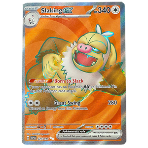 POKÉMON TCG - Slaking EX Full Art Secret Rare - 227/191