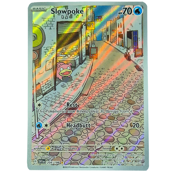 POKÉMON TCG - Slowpoke Illustration Rare - 204/198