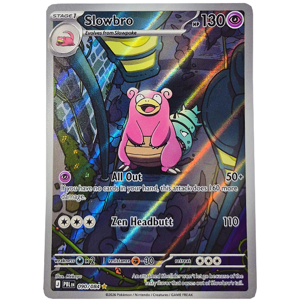POKÉMON TCG - Slowbro Illustration Rare - 090/084