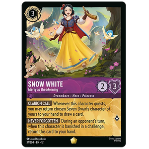 Disney Lorcana TCG - Snow White Merry as the Morning - 37/204