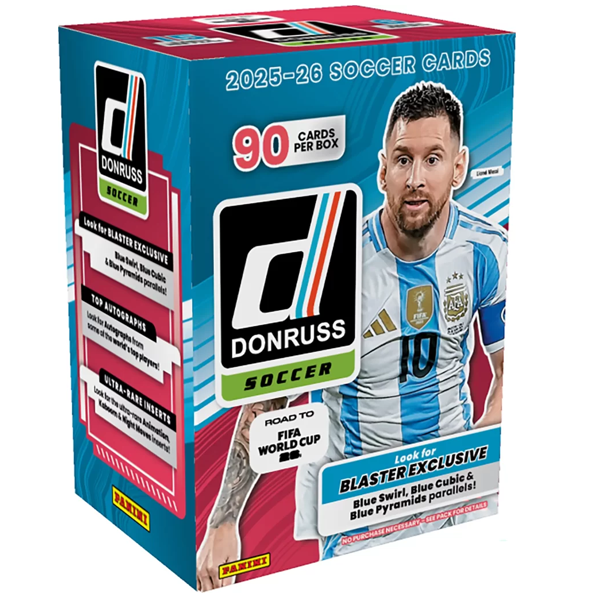 FIFA - 2025-26 Panini Donruss Road to World Cup Soccer Trading Cards - Blaster Box