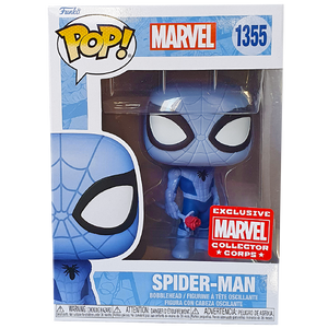 Marvel - Spider-Man (Blue with Rose) MCC Exclusive Pop! Vinyl Figure