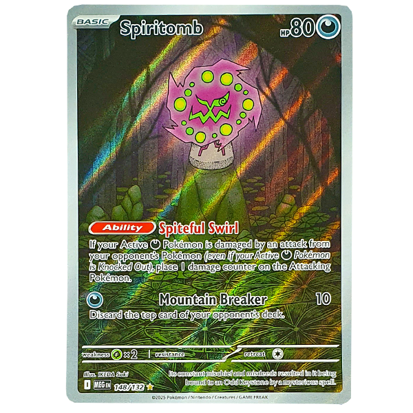 POKÉMON TCG - Spiritomb Illustration Rare - 148/132