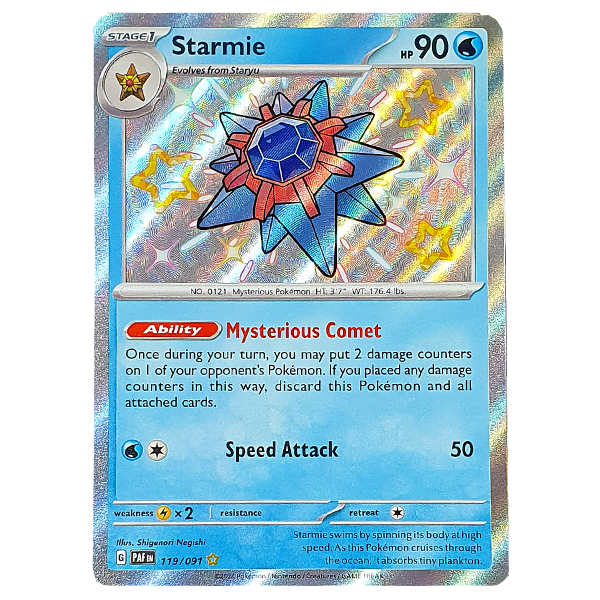 POKÉMON TCG - Starmie Shiny Rare - 119/091