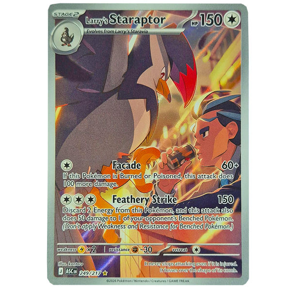 POKÉMON TCG - Larry's Staraptor Illustration Rare - 249/217