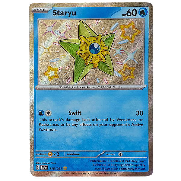 POKÉMON TCG - Staryu Shiny Rare - 118/091