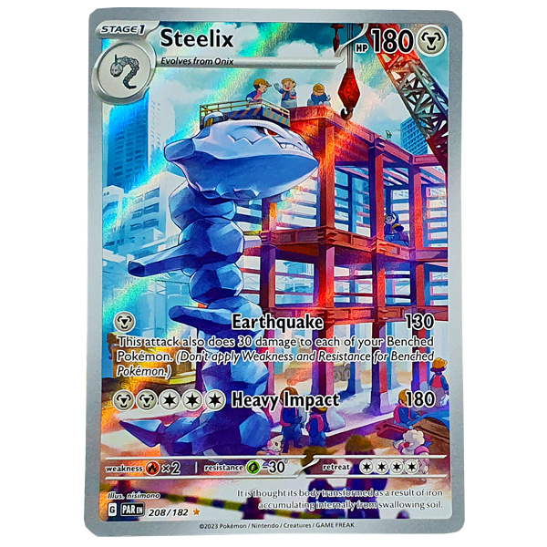 POKÉMON TCG - Steelix Illustration Rare - 208/182