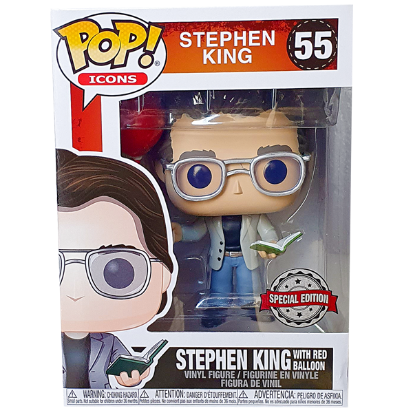 Stephen King - Stephen King with Red Balloon US Exclusive Pop! Vinyl Figure