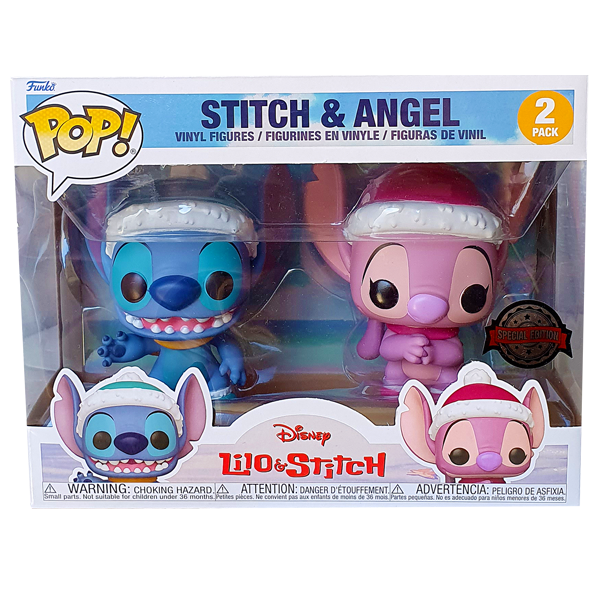 Lilo & Stitch - Stitch & Angel (Winter) US Exclusive Pop! Vinyl Figure 2-Pack