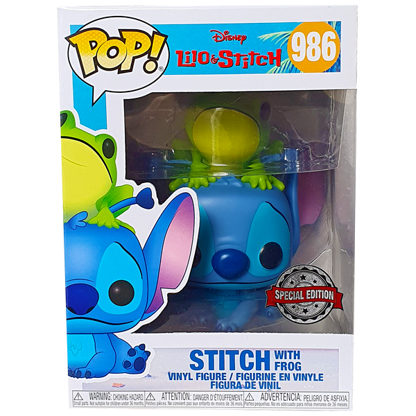 Lilo & Stitch - Stitch with Frog US Exclusive Pop! Vinyl Figure