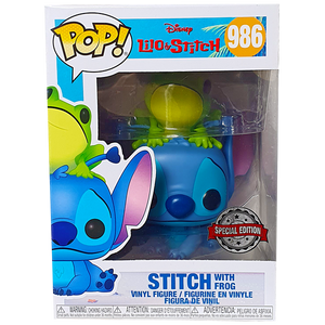 Lilo & Stitch - Stitch with Frog US Exclusive Pop! Vinyl Figure