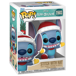 Lilo & Stitch: Holiday - Stitch with Hat Pop! Vinyl Figure