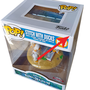 Lilo & Stitch - Stitch with Ducks US Exclusive Pop! Deluxe Vinyl Figure