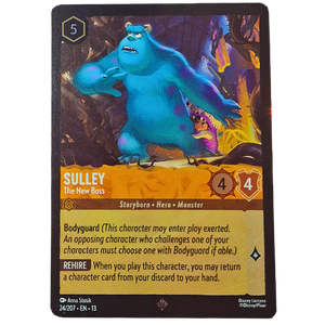 Disney Lorcana TCG - Sulley The New Boss - 24/204 - Cold Foil