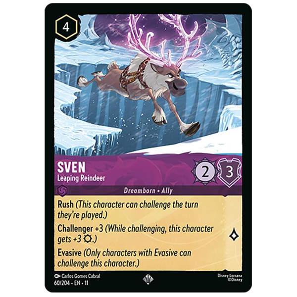 Disney Lorcana TCG - Sven Leaping Reindeer - 60/204