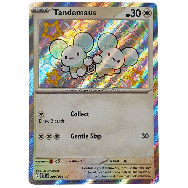 POKÉMON TCG - Tandemaus Shiny Rare - 209/091