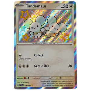 POKÉMON TCG - Tandemaus Shiny Rare - 209/091