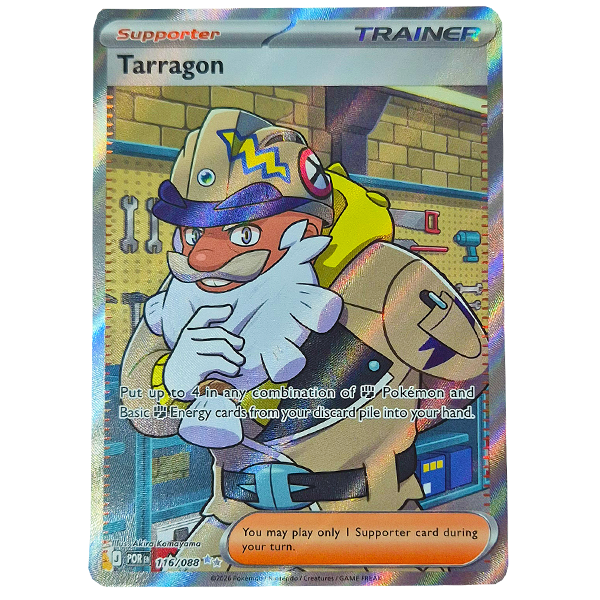 POKÉMON TCG - Tarragon Full Art Ultra Rare - 116/088