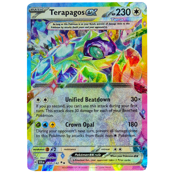 POKÉMON TCG - Terapagos EX Ultra Rare - 128/142