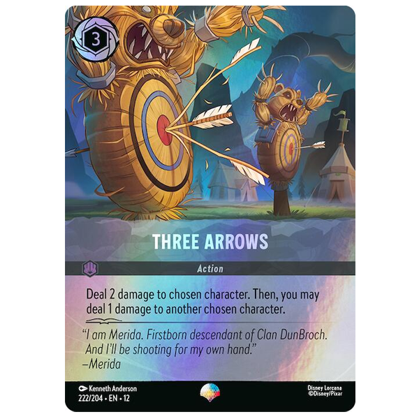 Disney Lorcana TCG - Three Arrows - 222/204 - Epic
