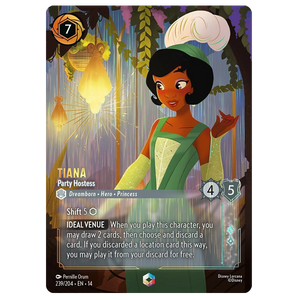 Disney Lorcana TCG - Tiana Party Hostess  - 239/204 - Enchanted