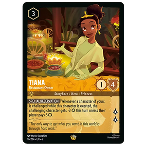 Disney Lorcana TCG - Tiana Restaurant Owner - 16/204 - Legendary