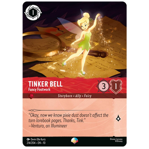 Disney Lorcana TCG - Tinker Bell Fancy Footwork - 214/204 - Epic