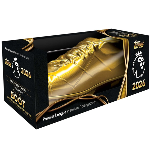 Soccer (EPL) - Topps 2026 Premier League Trading Cards - Golden Boot Tin