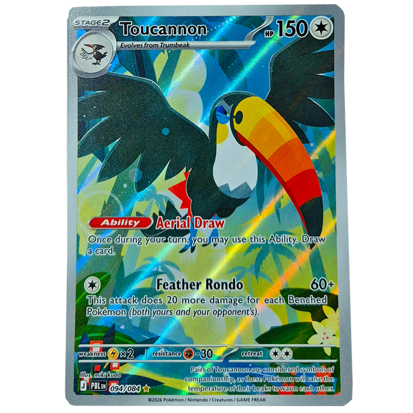 POKÉMON TCG - Toucannon Illustration Rare - 094/084