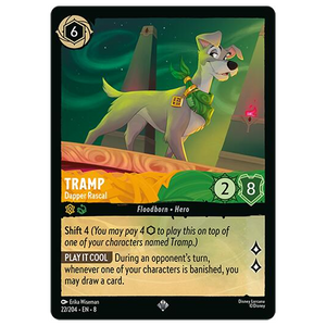 Disney Lorcana TCG - Tramp Dapper Rascal - 22/204