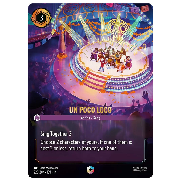 Disney Lorcana TCG - Un Poco Loco  - 228/204 - Enchanted