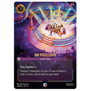 Disney Lorcana TCG - Un Poco Loco  - 228/204 - Enchanted