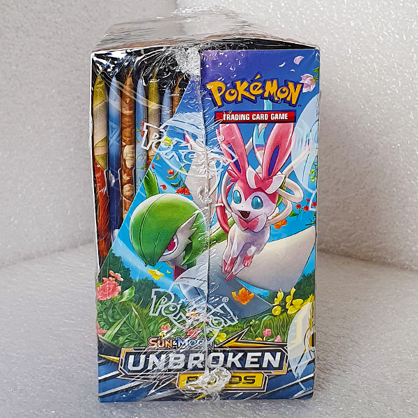 POKMON TCG - Sun & Moon Unbroken Bonds - Sealed Booster Box in Acryli Hero Stash POKMON TCG - Sun & Moon Unbroken Bonds - Sealed Booster Box in Acryli Hero Stash
