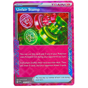 POKÉMON TCG - Unfair Stamp Ace Rare - 165/167