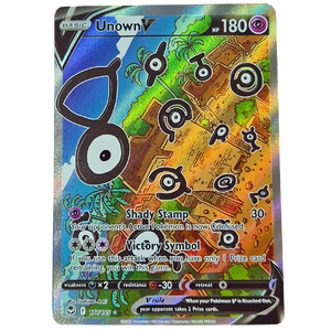 POKÉMON TCG - Unown V Full Art Ultra Rare - 177/195