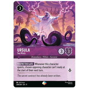 Disney Lorcana TCG - Ursula Sea Witch - 208/204 - Epic