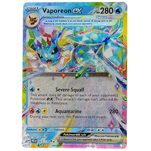 POKÉMON TCG - Vaporeon EX Ultra Rare - 023/131