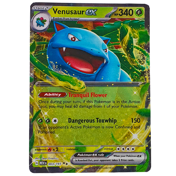 POKÉMON TCG - Venusaur EX Ultra Rare - 003/165