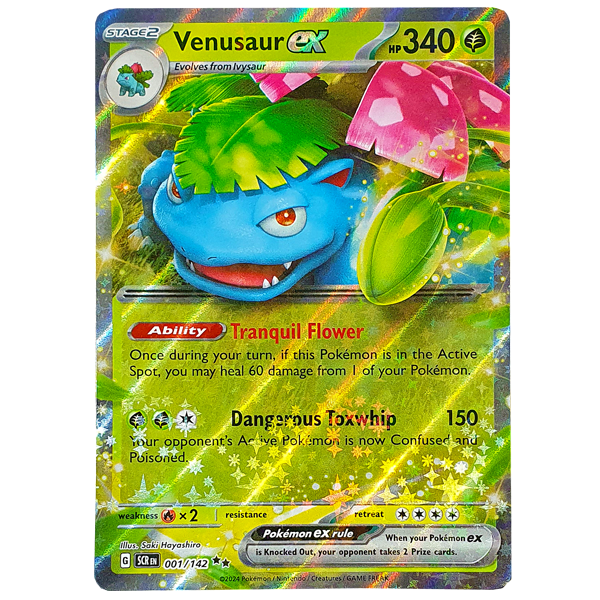 POKÉMON TCG - Venusaur EX Ultra Rare - 001/142