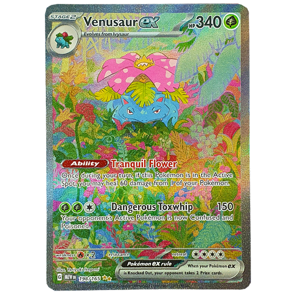 POKÉMON TCG - Venusaur ex Special Illustration Rare - 198/165