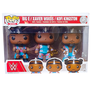 WWE - Big E / Xavier Woods / Kofi Kingston US Exclusive Pop! Vinyl Figure 3-Pack