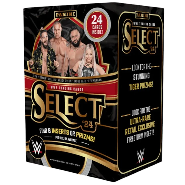 WWE - 2024 Panini Select Trading Cards - Blaster Box