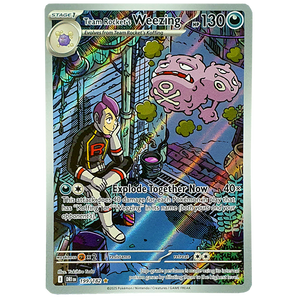 POKÉMON TCG - Team Rocket's Weezing Illustration Rare - 199/182