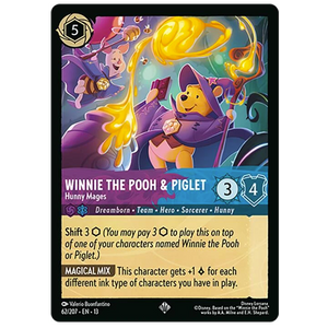 Disney Lorcana TCG - Winnie the Pooh & Piglet Hunny Mages - 62/204